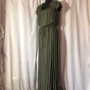 Level Eight Forest Green Maxi Dress